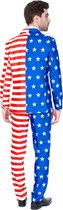 Suitmeister USA Flag - Mannen Kostuum - Gekleurd - Feest - Maat M