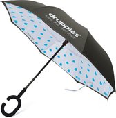 Druppies paraplu - Donkergrijs - grijs