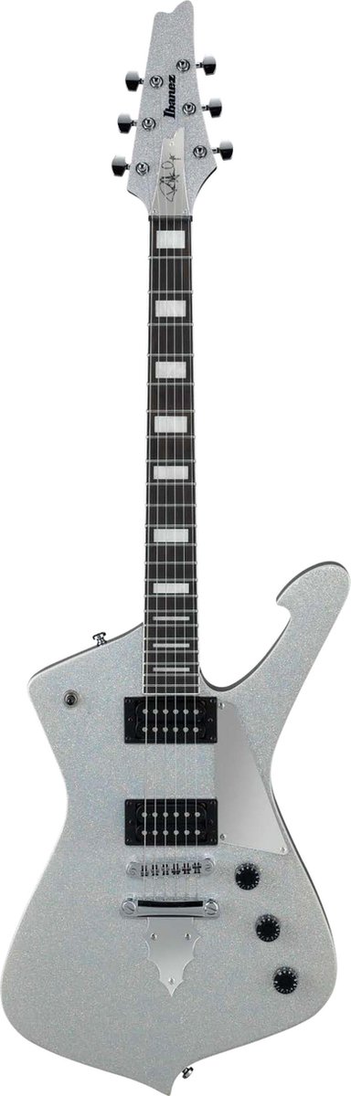 Ibanez Paul Stanley Signature PS60 Silver Sparkle met gigbag