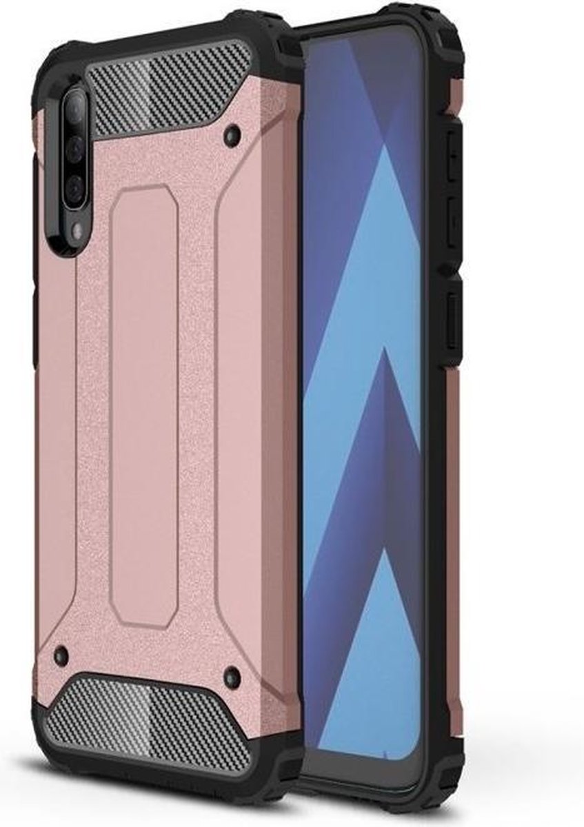 Samsung Galaxy A50s/A30s Hoesje - Armor Hybrid - Rose Gold
