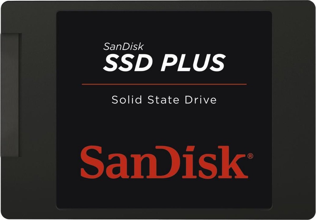 SanDisk SSD PLUS 1 TB SSD harde schijf (2.5 inch) SATA 6 Gb/s Retail SDSSDA-1T00-G26