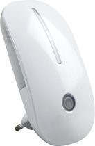 Led sensor nachtlampje wit - nacht lampje babykamer -keuken -woonkamer-vakantie - nacht sensor - nachtlamp stopcontac 2 stuks Duopack