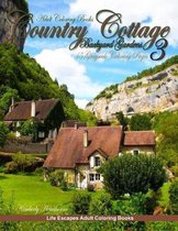 Country Cottage Backyard Gardens- Adult Coloring Books Country Cottage Backyard Gardens 3