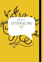 Bullet Journal Geel met 16 Bullet Journal Stencils  verpakt in een Handige A5 Zipperbag