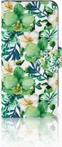 Book Cover Huawei P20 Lite Orchidee Groen