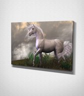 White Unicorn Canvas | 70x100 cm