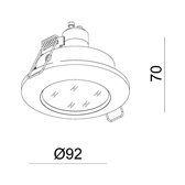 Zoomoi - Inbouwspot - 50W - 230V