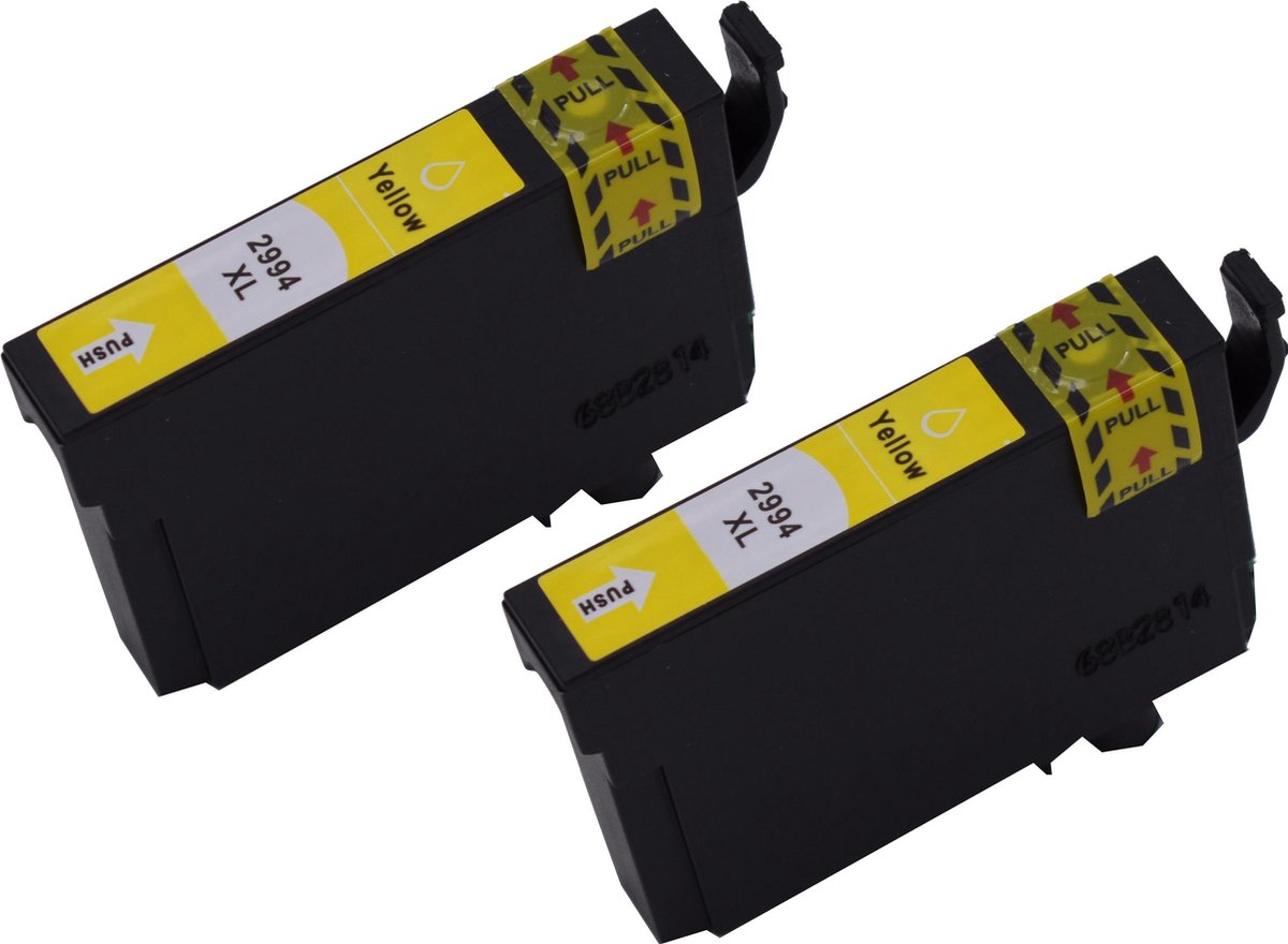 KATRIZ® huismerk inkt voor|Epson T2994XLY|11ml | ( 2stuks) - Met chip