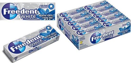 Chewing-gum sans sucres menthe verte 67 g Freedent