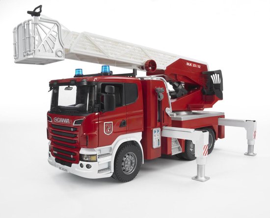 Bruder Scania R-Serie Brandweerwagen met Waterpomp - Speelgoedauto - Bruder