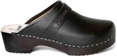 Strovels 303 Open Hak klomp PU zool - zwart - 42