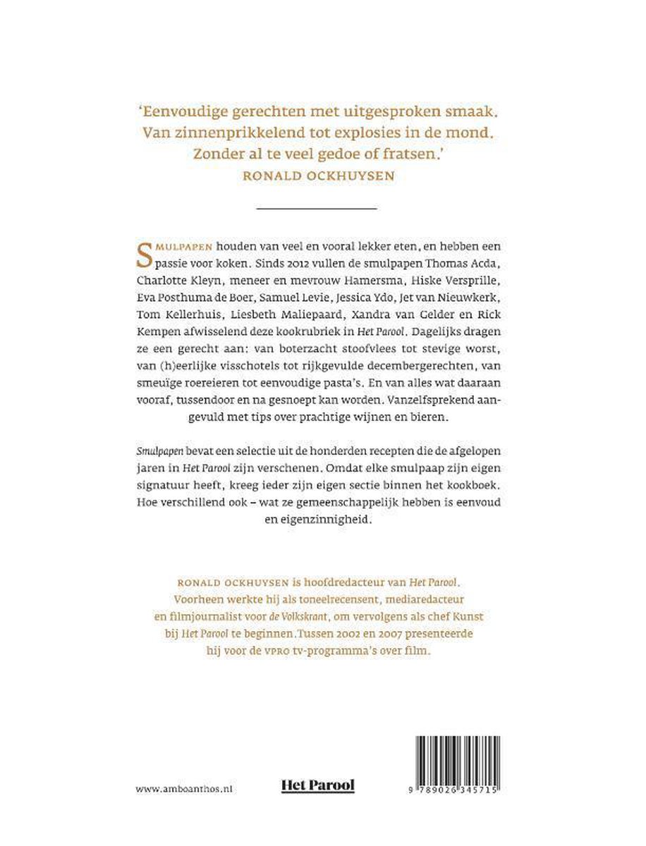Smulpapen - back cover
