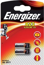 33x Energizer batterij Alkaline A23, blister a 2 stuks