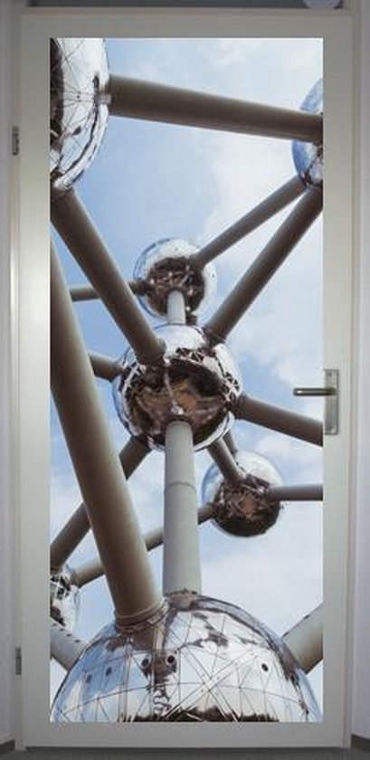 Deurposter 'Atomium' - deursticker 75x195 cm