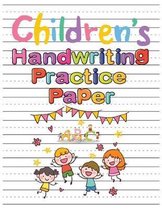 Children's Handwriting Practice Paper