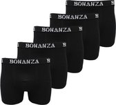 Bonanza boxershorts - 5-Pack - Regular - Katoen - Zwart - Maat XL