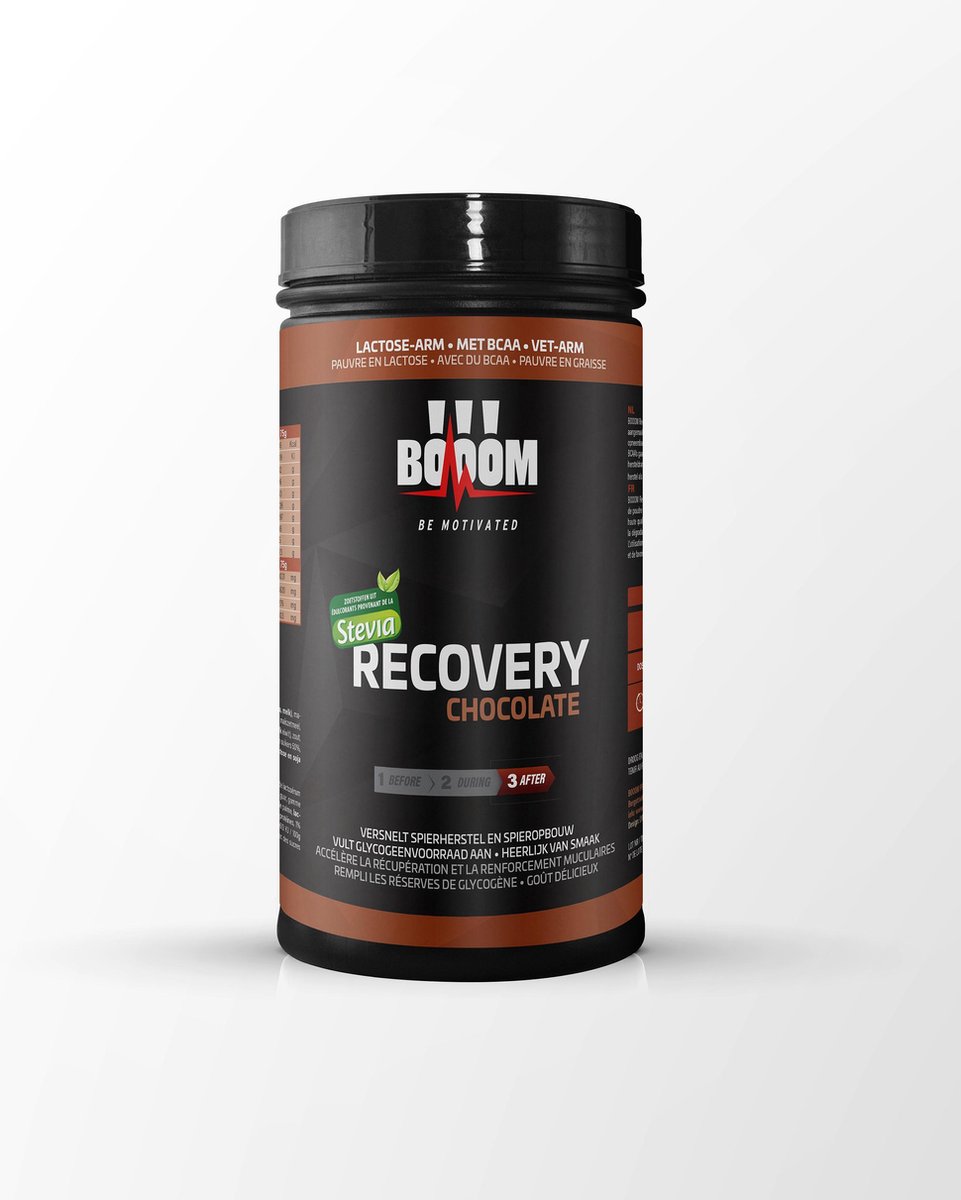 Goedkoopste BOOOM Recovery Drink 600g Chocolade