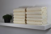 Katoenen Handdoek – Crème - Set van 6 Stuks – 70x140 cm - Heerlijk zachte badhanddoeken