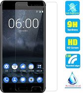 2 Stuks Screenprotector Tempered Glass Glazen Gehard Screen Protector 2.5D 9H (0.3mm) - Geschikt Voor: Nokia 6 2017