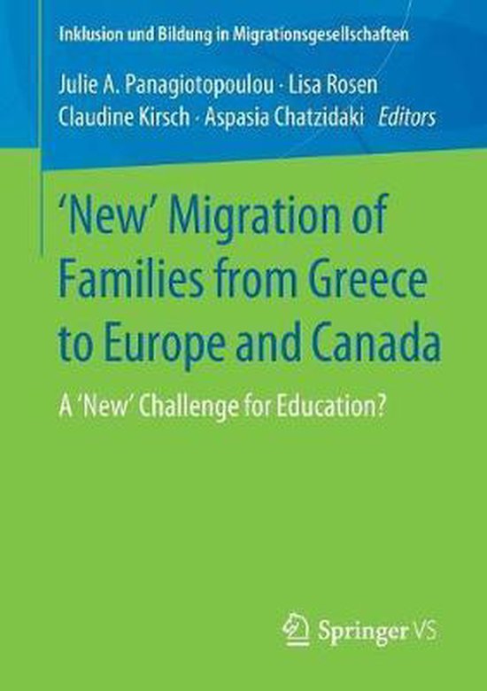 New Migration of Families from Greece to Europe and Canada - cover