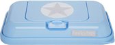 billendoekjeshouder To Go blauw witte ster
