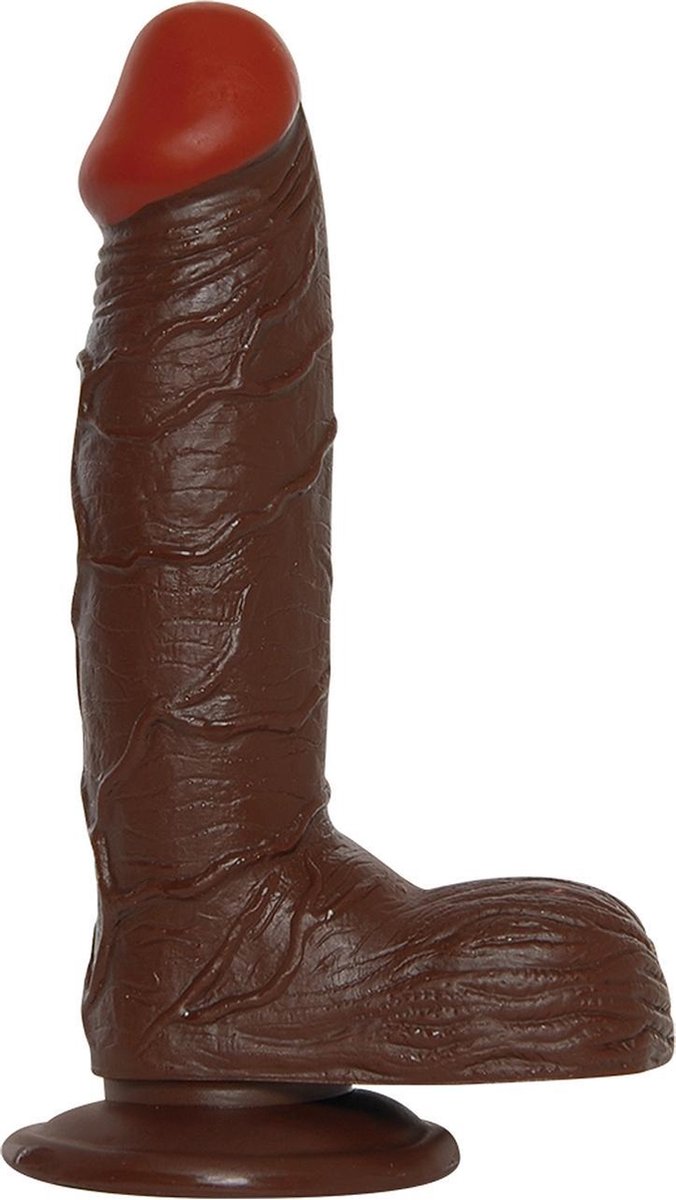 Realistische Dildo Real Rapture van 19.00 cm  - Bruin