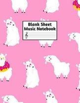 Blank Sheet Music Notebook