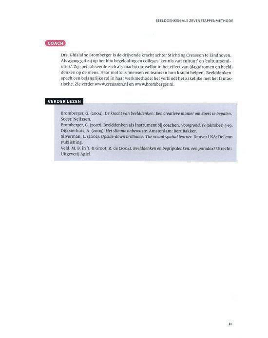 Achtergrondinformatie over G. Bromberger en de zevenstappenmethode.