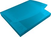 EXXO-HFP #36532 - Handige A4XL Documentenbox - Aqua Blauw - 2 Stuks