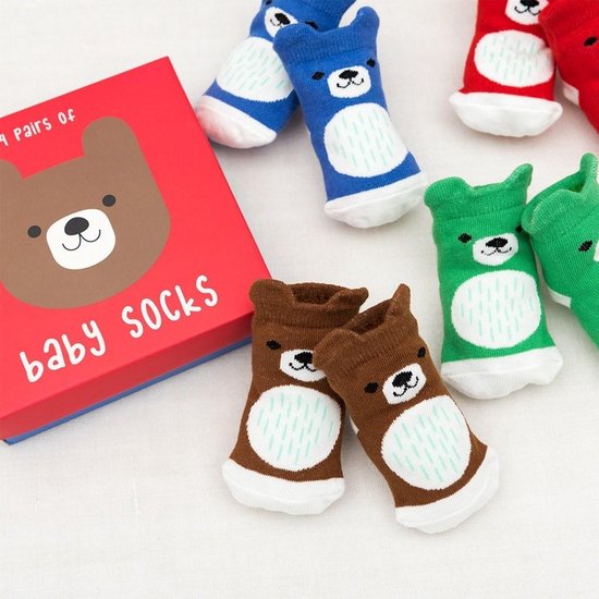 Bruno the Bear Baby Sokken van Trumpette — afbeelding 3