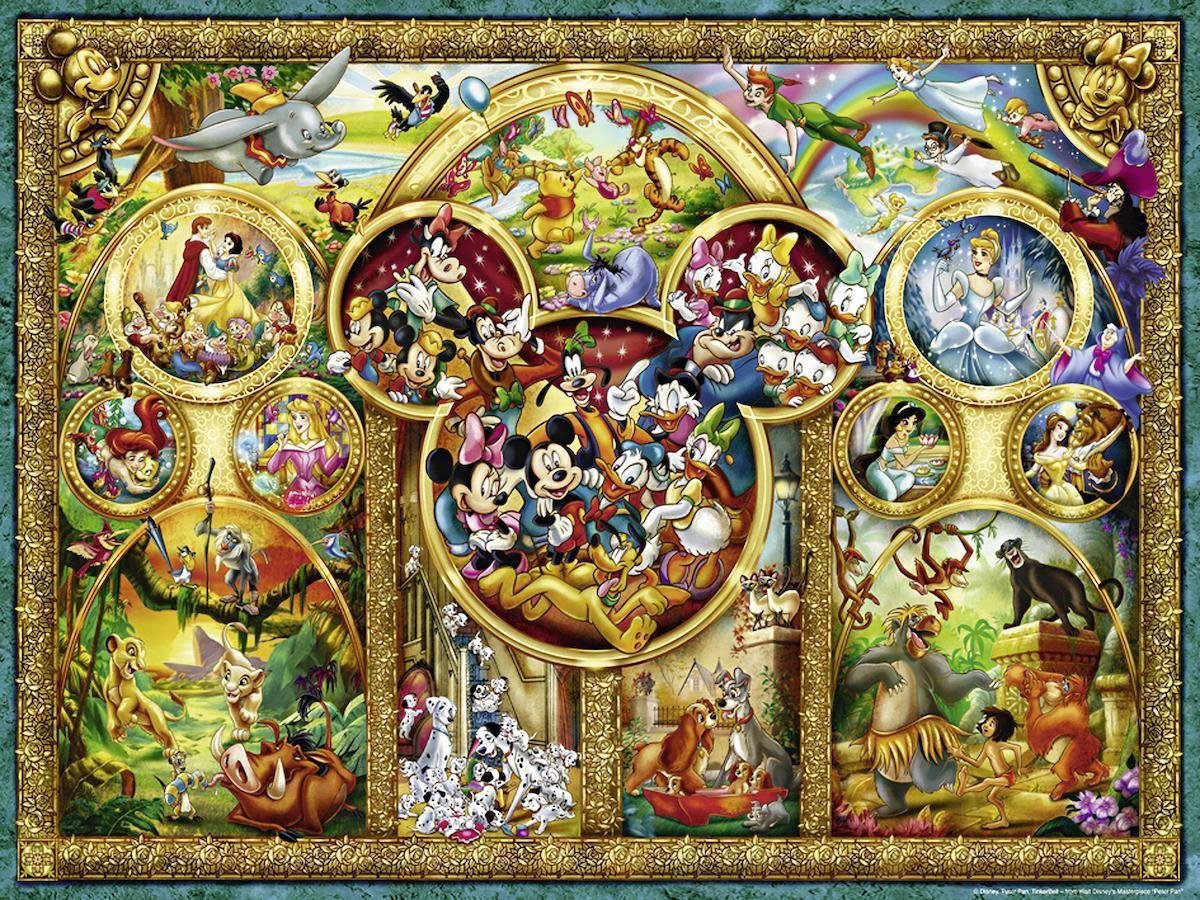 Ravensburger puzzel Disney mooiste Disney Thema's - Legpuzzel - 1000 stukjes — afbeelding 5