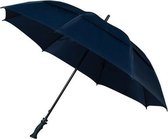 Parapluie tempête extra fort bleu foncé coupe-vent 130 cm