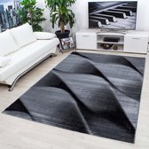 Modern Vloerkleed Parma 9240 - zwart/grijs 80x150 cm