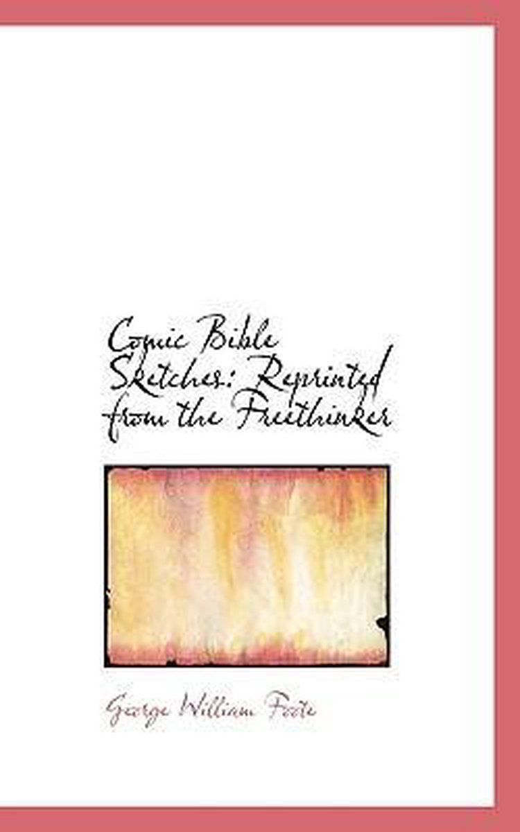 Comic Bible Sketches van Foote