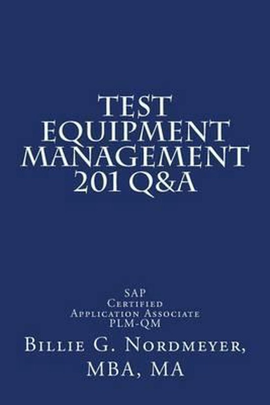 Test Equipment Management 201 Q&A - cover
