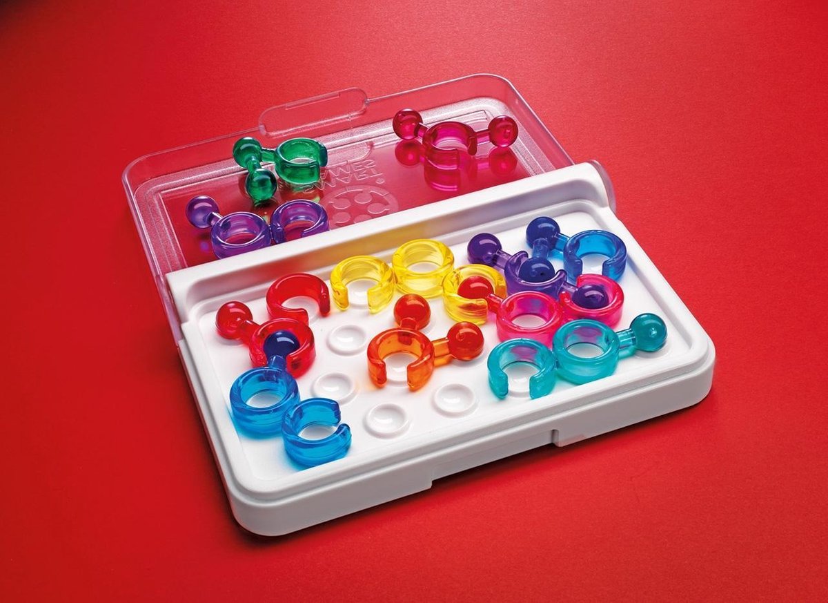 SmartGames IQ-Link puzzel: compact denkspel met 120 opdrachten thumbnail 3
