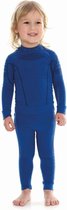 Brubeck | Kids Jongens Seamless Thermo Set - Blauw - 92/98