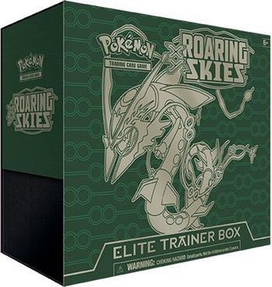Afbeelding van het spel Pokémon TCG XY6 Roaring Skies Elite Trainer Box