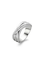 TI SENTO Milano Ring 1861ZI - Maat 52 (16,5 mm) - Gerhodineerd Sterling Zilver