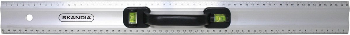 Skandia Lineaal - 60 cm Handvat + Libel