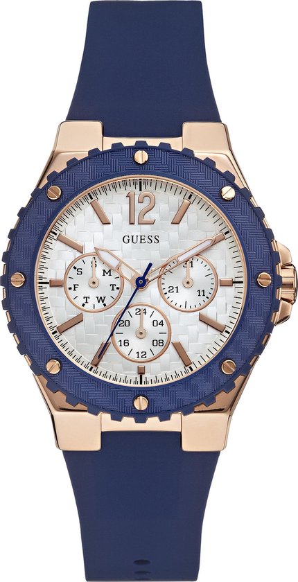 guess navy blue watch women's