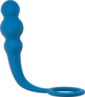 Lola Toys - SpiceItUp! - Legend - Buttplug met Cockring Balzak Ring of Handgreep - Anal Beads/ Kralen - Anaalplug - Prostaat Stimulatie - P-Spot - Unisex - 10cm x 3cm - Blauw