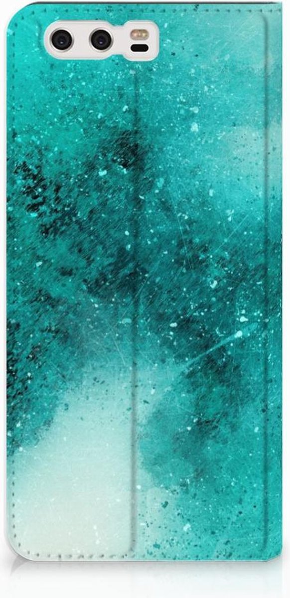 Bookcase Huawei P10 Plus Painting Blue