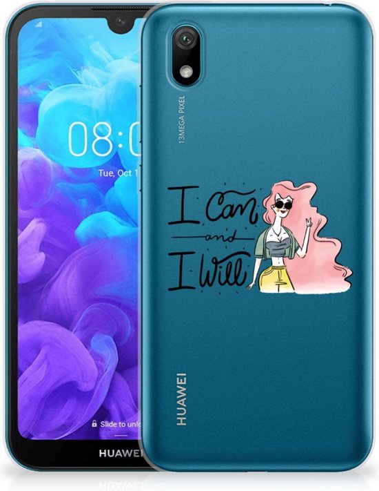 Protection Téléphone pour Huawei Y5 (2019) Coque I Can | bol.com