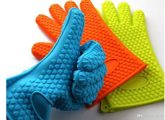2 stuks siliconen ovenwanten, hittebestendige kookknijpwanten verdikte mini-ovenhandschoenen anti-verbranding koken knijpwanten pannenlap voor keuken koken bakken (zwart