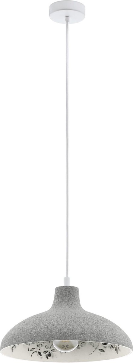 EGLO Barrowby hangende plafondverlichting Flexibele montage Grijs E27 A,A+,A++,B,C,D,E