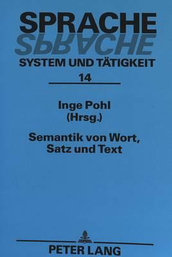 Semantik von Wort, Satz und Text - cover