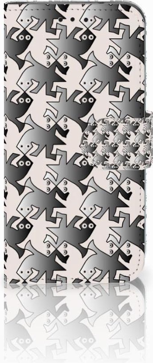 Samsung Galaxy S10e Telefoonhoesje met Pasjes Salamander Grey