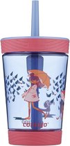 Contigo Spill Proof Tumbler Drinkbeker Kids - 420ml - Wink Raining Cats & dogs