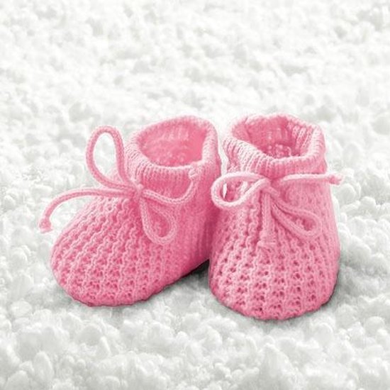 vezel kubus Maria Ambiente Servetten baby sokjes roze 33cm 20 stuks | bol.com